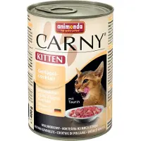 Animonda Carny Kitten Veal&Chicken&Turkey 12x 400 g Kalbfleisch, Huhn und Truthahn für Kätzchen