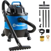 Vacmaster Nass-Trockensauger 1250W 20L mit Filterbeutel für Haus Garage