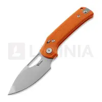 Reate PL-XE Taschenmesser, Orange G-10, Stonewashed