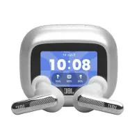 JBL Live Beam 4, Kabellose Noise-Cancelling-Ohrhörer, Silber