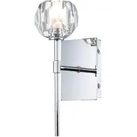Elstead Lighting Regalia LED Wandleuchte G9 Poliertes Chrom Klar IP44