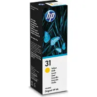 HP 31 Gelb Original Tintenflasche, 70 ml, Original, Gelb, , Ink Tank 310 series, Ink Tank Wireless 410 series, Smart Tank 350 series, Smart Tank..., 9100 Seiten, Standardertrag