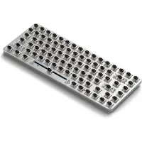 Satechi SM1, Tenkeyless (80 - 87 %), Verkabelt & Kabellos, USB + Bluetooth, Mechanischer Switch, QWERTY, Schwarz, Grau