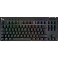 Logitech G PRO X TKL, Kabellos, RF Wireless + Bluetooth, Mechanischer Switch, QWERTZ, RGB-LED, Schwarz