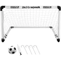 Famanu faltbares Fußballtor für Kinder - 60 x 45 cm / 90 x 60 cm / 115 x 80 cm - Innen und Außen