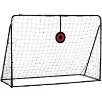 Markenlos Fußball-Rebound-Netz - Verstellbares und Bewegliches Ziel mit Erdnägeln - 213 x 150 x 100 cm
