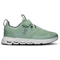 On Running Laufschuhe Cloud Play Kinder Sage / White-Schuhgröße 29,5