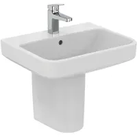 Ideal standard i.life B Waschtisch 550mm, 1 Hahnloch, mit Überlauf, T460801, Farbe: Weiß