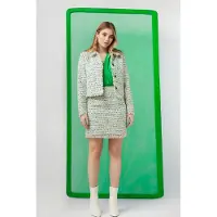 Freebird Rachna Skirt Pop Green Größe: XS | Miniröcke Outlet | Damen | Grün