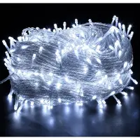 Lapamax 100M 2000LED Lichterkette 8 Lichtmodi Innen Weihnachtsbeleuchtung LED Lichterketten für Weihnachten Halloween Party Garten Dekoration, Weiß