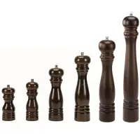 Ilsa Salzmühle Pfeffermühle Keramikmahlwerk 12 cm Holz braun