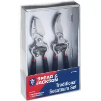 Spear & Jackson CUTTINGSET8 Traditionelles Bypass- und Amboss-Gartenscheren-Set