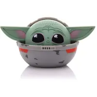 Bitty Boomers Grogu in Pram - The Mandalorian, Verkabelt & Kabellos, Tragbarer Mono-Lautsprecher, Mehrfarbig, Universal, Integrierte Batterie, 4 h