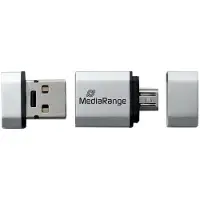 MediaRange USB Nano-Speicherstick mit Micro USB-Adapter