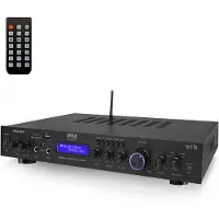 Pyle Verstärker HiFi Stereo, 200W- 2 Kanal mit Bluetooth, Subwoofer Output