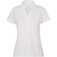 Trigema Damen Poloshirt ohne Knopfleiste Weiß S