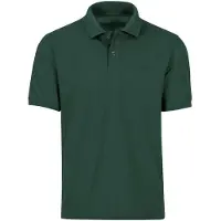 Trigema Poloshirt "Poloshirt DELUXE Piqué", Herren, Gr. XL, grün (tanne), Piqué, 100% Baumwolle, Basic, lang, ohne Ausschnitt, Shirts Poloshirt