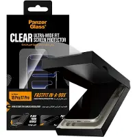 PanzerGlass Ultra Wide Fit FastFit in-a-box Screen Protector für das Apple iPhone 18 Pro / 17 Pro