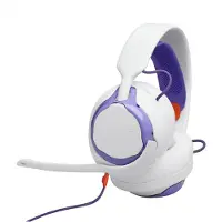 JBL Quantum 250, Kabelgebundene Over-Ear-Gaming-Kopfhörer, Weiß