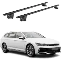 Aurilis Dachträger für VW Passat B9 Variant 2024-2026 100kg Aluminium Schwarz 2 tlg