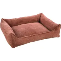 Flamingo Orthopädisches Hundebett Reno – Rechteckig, Zartrosa, 100 cm | Stilvoll