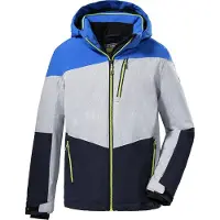 Killtec Skijacke "KSW 161 BYS SKI JCKT" Wasserdichte, atmungsaktive Skijacke mit abnehmbarer Kapuze