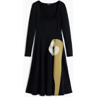 Desigual Kleid für den Alltag Lirio 25WWVK29 Schwarz Regular Fit