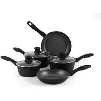 Russell Hobbs RH02814EU7 Metallic Marble Kochpfannen-Set - Antihaft-Küchengeschi
