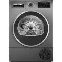 Bosch Serie 6 WQG233DR90, Freistehend, Frontlader, Wärmepumpe, Grau, Berührung, Rechts