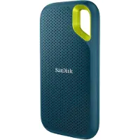 SanDisk Extreme V2, 2 TB, USB Typ-C, 3.2 Gen 2 (3.1 Gen 2), 1050 MB/s, Passwortschutz, Blau
