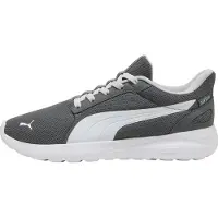 Puma Unisex Softride Cosmic LT Sliptech Sneaker, Cool Dark Gray White, 36.5 EU,