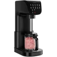 Klarstein Velaire Eismaschine – 500-W-Eismaschine, 3 Behälter à 0,6 l (insgesamt 1,8 l), 10 Programme, Touch-Display, Frozen Yoghurt & Sorbet