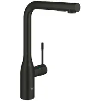 GROHE Essence New Mattschwarz mit ausziehbarer Dual-Spülbrause