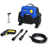 Goodyear - Kompakter Hochdruckreiniger 1400 W 100 Bar 4,5 l/min. Pistole und Tur