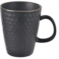 Orion Keramikbecher schwarz TEA TIME 420 ml