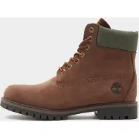 Timberland Mens 6 Inch Lace UP Waterproof Boot dkbrownnbkwgold 9