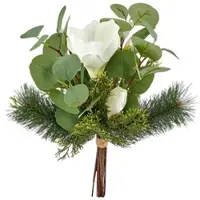 Momax Kunstpflanze Magnolienmix I Weiß/Grün