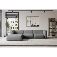 ALTDECOR Ecksofa - MIRA-L2 - 318x179x89 - Grau - Corner Sofa Eckcouch Couch L-Form, links/rechts angeordnet