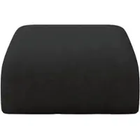 ALTDECOR POUF MIRA-PUF 91x89x40 Schwarz cm Velours Modular Sitzhocker
