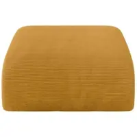 ALTDECOR POUF MIRA-PUF 91x89x40 Senfgelb cm Cord Modular Sitzhocker