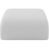 ALTDECOR POUF MIRA-PUF 91x89x40 Hellgrau cm Bouclé Modular Sitzhocker