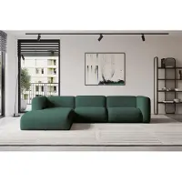 ALTDECOR Ecksofa - MIRA-L2 - 318x179x89 - Grün - Corner Sofa Eckcouch Couch L-Form, links/rechts angeordnet