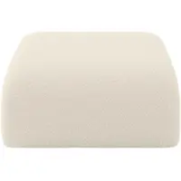 ALTDECOR POUF MIRA-PUF 91x89x40 Beige cm Bouclé Modular Sitzhocker