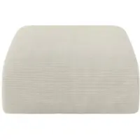 ALTDECOR POUF MIRA-PUF 91x89x40 Creme cm Cord Modular Sitzhocker