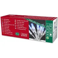 Konstsmide - LED Minilichterkette, 35 blaue Dioden, 230V, Innen, transparentes Kabel ; 6302-403