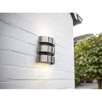 Lutec LED Sensor-Außenleuchte Maya Up- & Downlight mit Bewegungsmelder