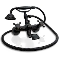 REA Wannenarmatur Retro Black