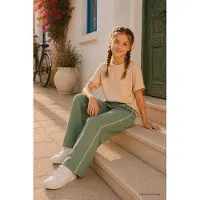 Tommy Life Jugend Sweatpants mit weitem Bein und elastischem Bund
