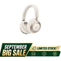 Anker Space One Pro | Faltbare Over-Ear Kopfhörer Cremeweiß