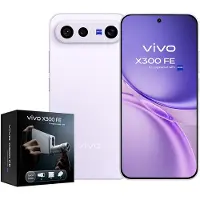 Vivo X300 FE 12+512 GB Bundle, Mist Purple, Bundle, ZEISS Super Telephoto Kamera mit ZEISS Gen 2 Telephoto Extender, Snapdragon 8 Gen 5, 6500 mAh, IP68 und IP69, Android 16
